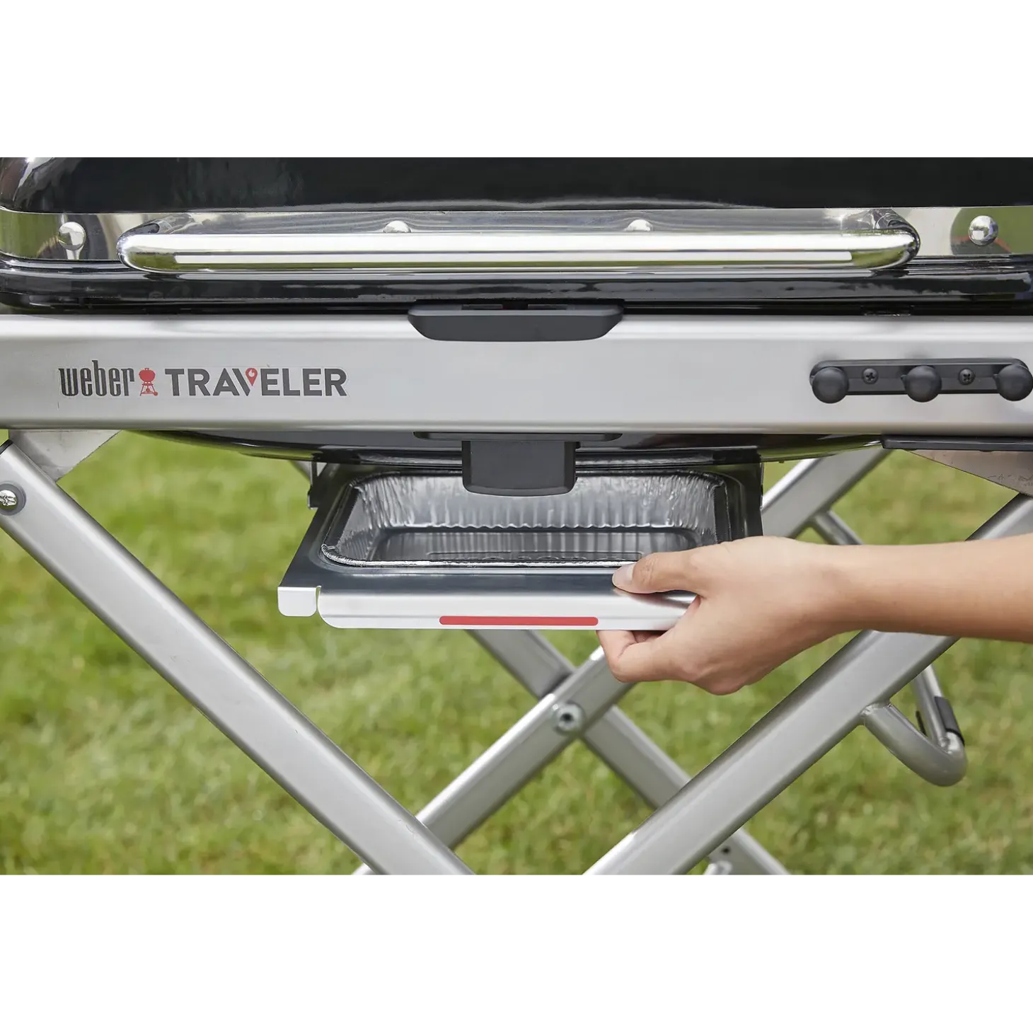 Weber® Traveler gasgrill sort