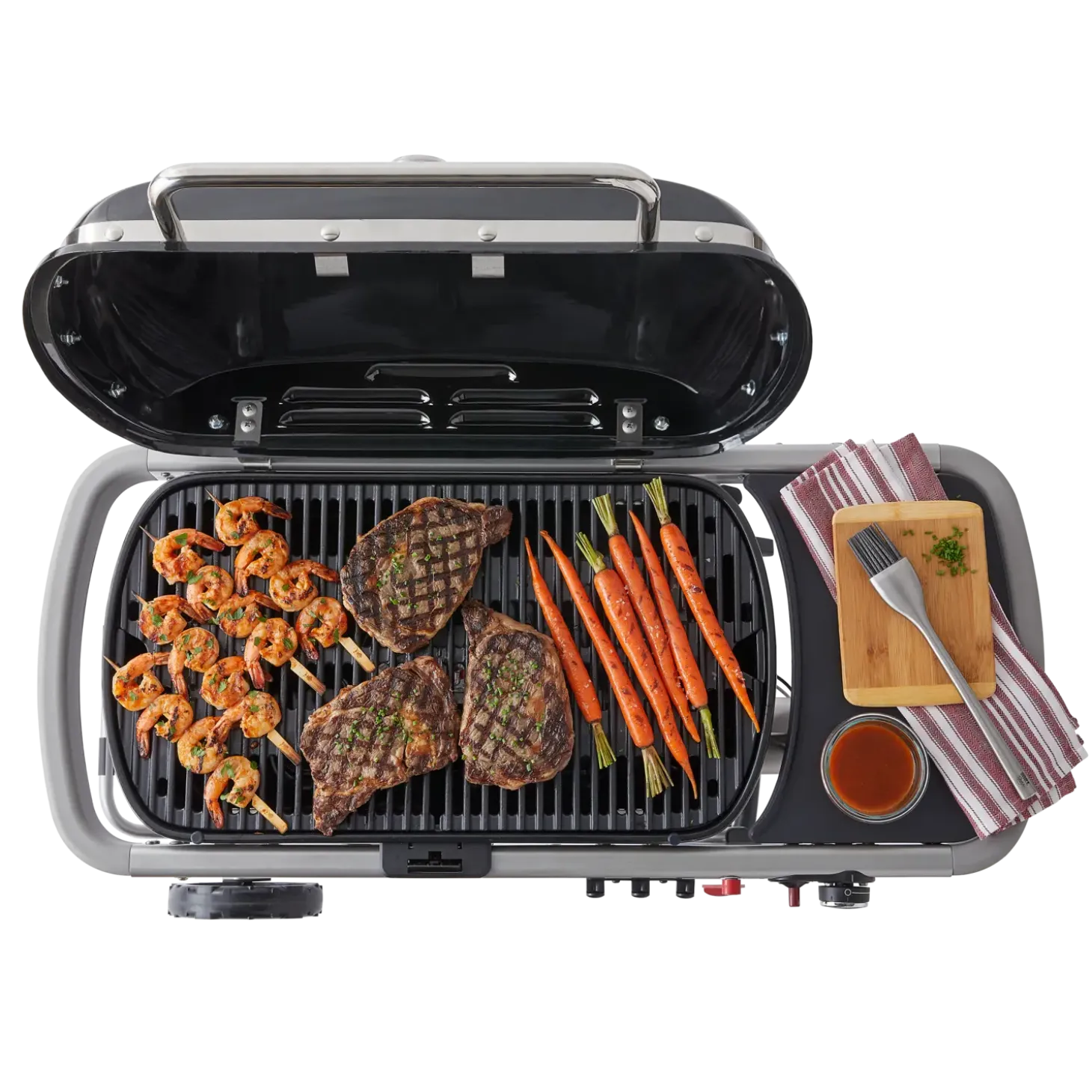 Weber® Traveler gasgrill sort