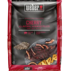 Weber® træpiller af kirsebærtræ til træpillegrill 8 kg. pose