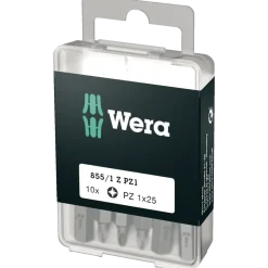 Wera DIY bitsæt 855/1Z PZ 1x25 10 stk