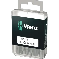 Wera DIY bitsæt 867/1Z TX30x25 10 stk