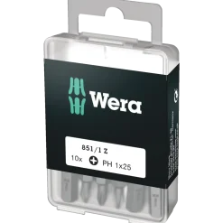 Wera 851/1 Z bits PH 1x25 mm 10 stk