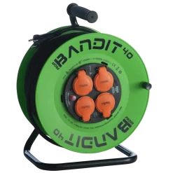 Wexim Bandit kabeltromle med 4 udtag 25 m