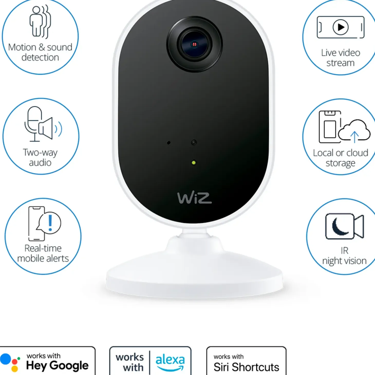 WiZ Smart LED IR-overvågningskamera