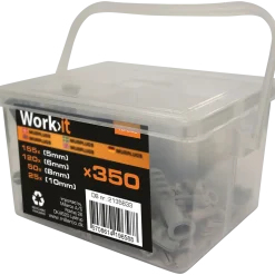Work>it rawlplugs til mur 320 stk