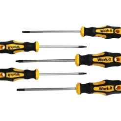 Work>it TORX skruetrækkersæt inkl. 5 dele