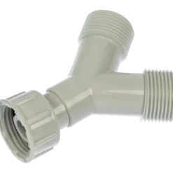 Y-rør 3/4"x3/4"3/4" hvid plast